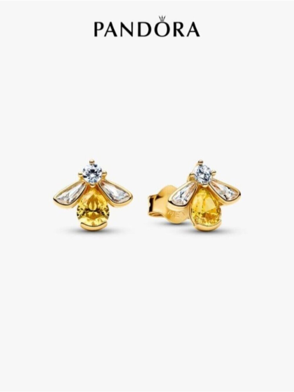Pandora Honey Bee Stud Earrings